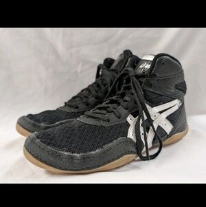Asics Matflex 7 Wrestling Shoes 1084A011 001 Black/White US Size 3